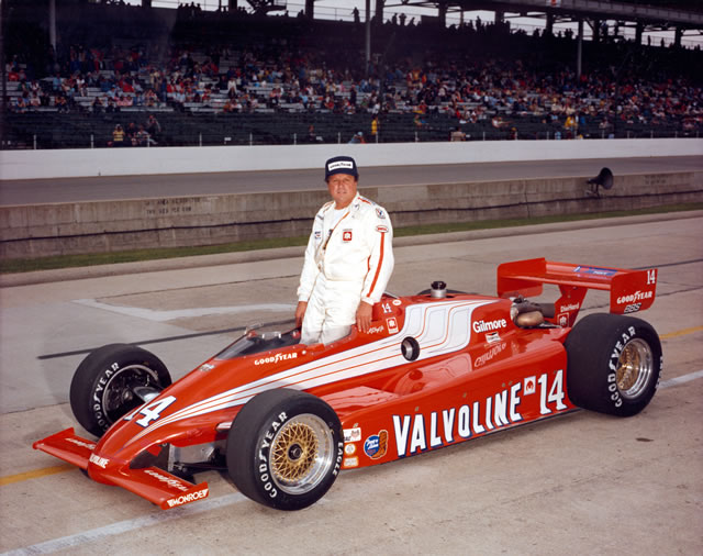 A.J. Foyt, #14, Valvoline-Gilmore, March, Cosworth -- Photo by: No Photographer