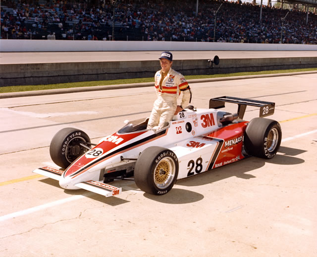 Herm Johnson, #28, 3M/Menard Cashway, March, Cosworth -- Photo by: No Photographer