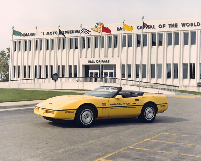 1986 Indianapolis 500 Pace Car, Chevrolet Corvette -- Photo by: No Photographer