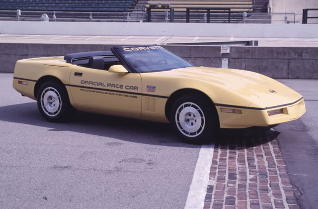 1986 Indianapolis 500 Pace Car, Chevrolet Corvette -- Photo by: No Photographer