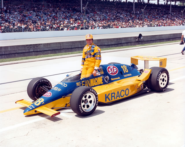 Michael Andretti, #18, Kraco/STP/Lean Machine, March, Cosworth -- Photo by: No Photographer