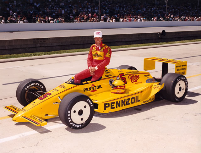 1988 Rick Mears Qualification photo -- Photo by: No Photographer
