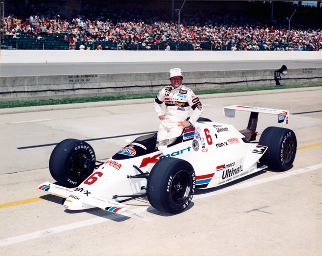 Mario Andretti, #6, Amoco/Kmart, Lola, Chevrolet Indy -- Photo by: No Photographer