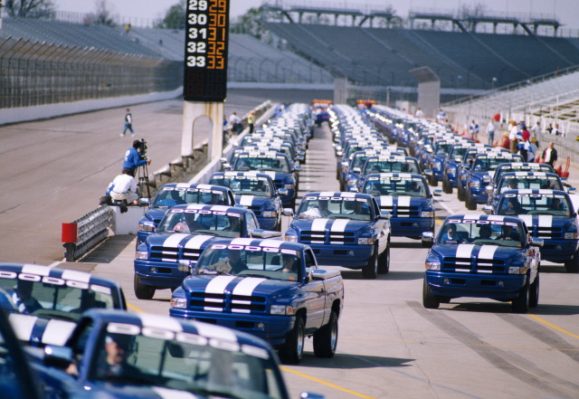 Dodge Ram Pickup Trucks -- Official Vehicles of the 1996 Indianapolis 500 -- Photo by: No Photographer