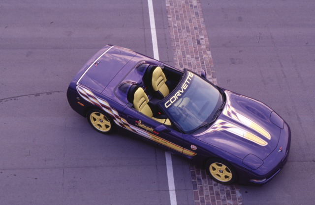 1998 Official Pace Car, Chevrolet Corvette, on the Yard of Bricks -- Photo by: No Photographer