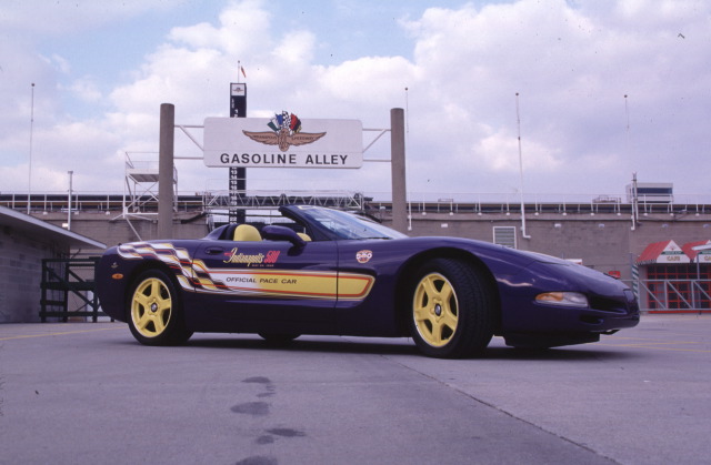The Chevrolet Corvette Official Pace Car of the 1998 Indianapolis in Gasoline Alley -- Photo by: No Photographer