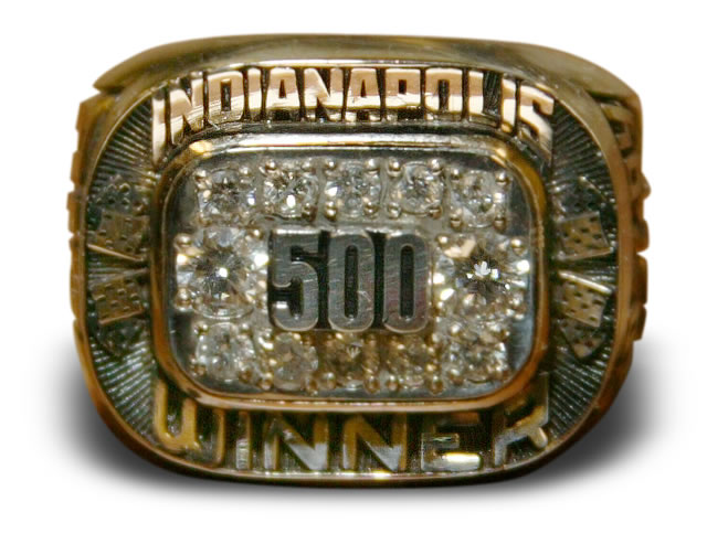 View Buddy Rice’s 2004 Indianapolis 500 Winner’s Ring Up Close Photos