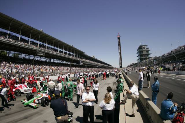 The Indianapolis Motor Speedway before the 89th running of the Indianapolis 500.  -- Photo by: Michael Voorhees