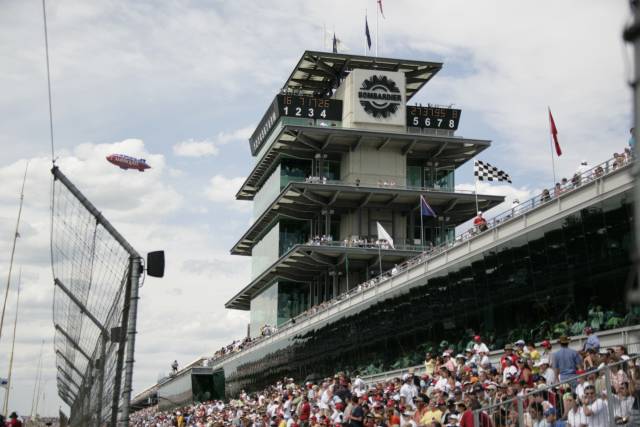 The Bombardier Pagoda at the Indianapolis Motor Speedway. -- Photo by: Michael Voorhees