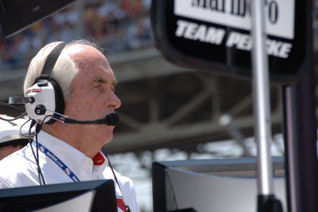 Roger Penske, owner of Team Penske at the 90th running of the Indianapolis 500. -- Photo by: Dana Garrett