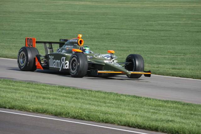 No. 99 Townsend Bell on track during practice on Pole Day at the Indianapolis Motor Speedway. -- Photo by: Steve Snoddy