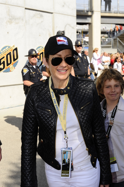 Actress Patricia Heaton on Race Day at the Indianapolis Motor Speedway. -- Photo by: Dave Edelstein
