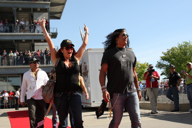 Slash on Race Day At the Indianapolis Motor Speedway. -- Photo by: Dana Garrett