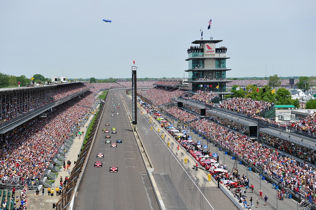 The start of the 92nd Indianapolis 500. -- Photo by: John Cote