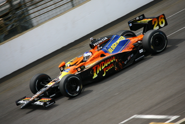 #26 Marco Andretti on track during the 92nd Indianapolis 500. -- Photo by: Jim Haines