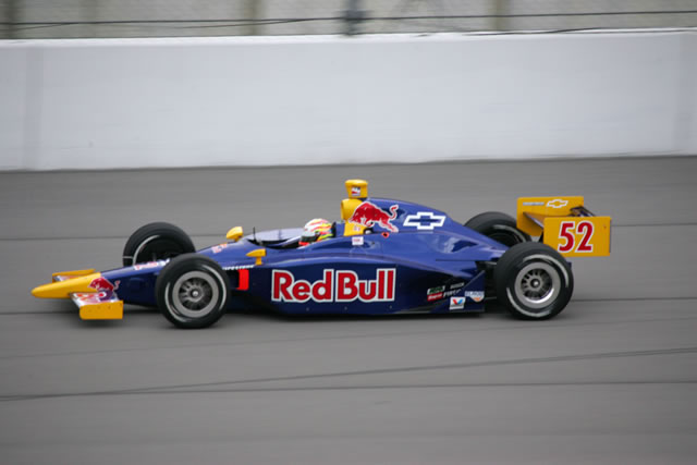 #52 Red Bull Cheever Racing driver, Ed Carpenter -- Photo by: Ron McQueeney