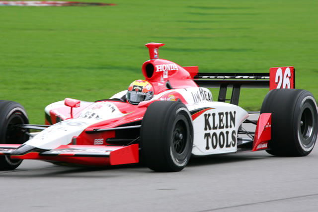 #26 Andretti Green driver Dan Wheldon during practice -- Photo by: Ron McQueeney
