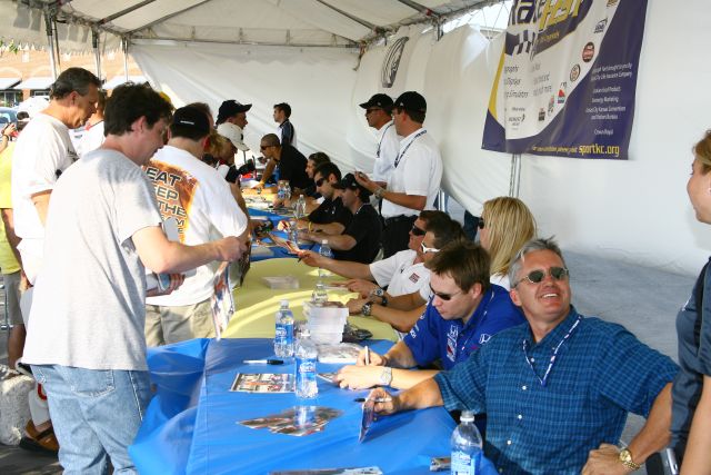 View Kansas Lottery Indy 300 - Autograph Session Photos