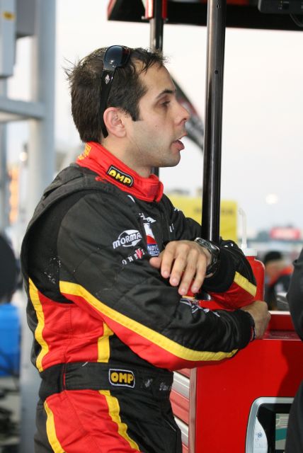 Vitor Meira at the Kentucky Speedway on race day. -- Photo by: Steve Snoddy