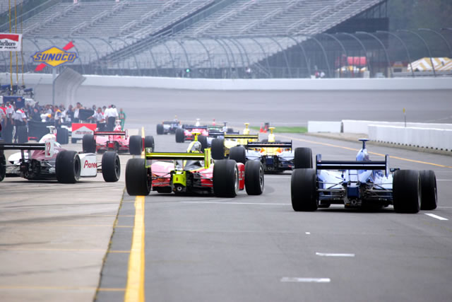 Practice session begins at Michigan International Speedway -- Photo by: Ron McQueeney