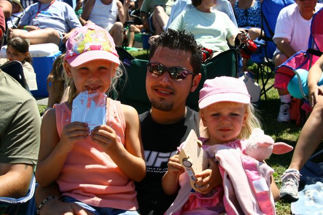 Fans of all ages turn out to watch the Honda 200 at Mid-Ohio. -- Photo by: Jim Haines