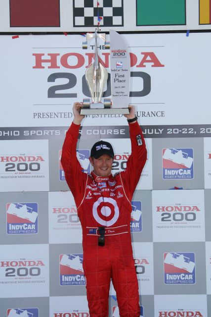 Scott Dixon wins the Honda 200 at Mid-Ohio. -- Photo by: Shawn Payne