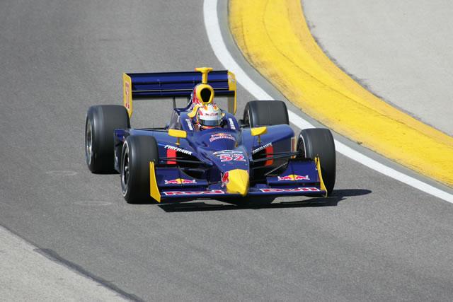 Red Bull Cheever driver #52 Ed Carpenter during practice -- Photo by: Ron McQueeney