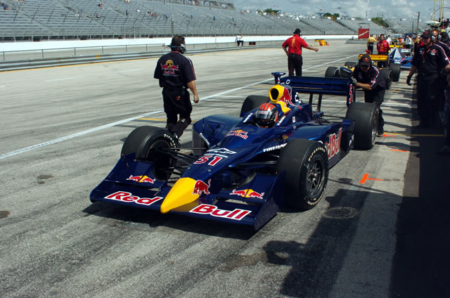 Red Bull Cheever racing driver Alex Barron -- Photo by: Jim Haines