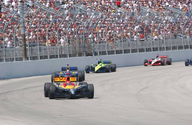 Bryan Herta followed by Carpentier, Meira and Manning. -- Photo by: Steve Snoddy