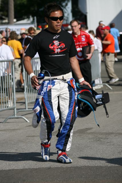 Kosuke Matsuura on race day at St. Petersburg. -- Photo by: Dana Garrett