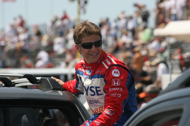 Marco Andretti flashing a smile. -- Photo by: Shawn Payne