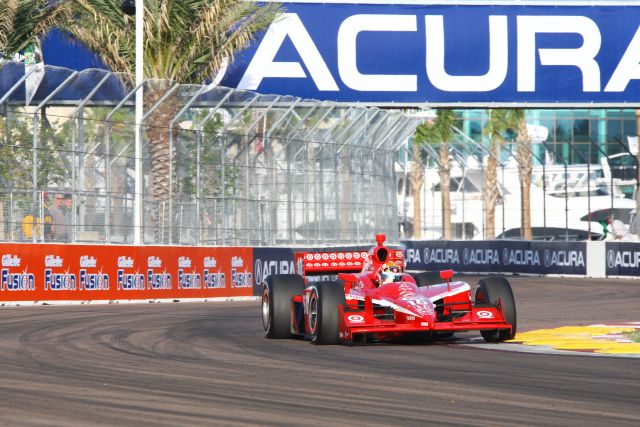 No. 10 Dan Wheldon on the course at St. Petersburg. -- Photo by: Ron McQueeney