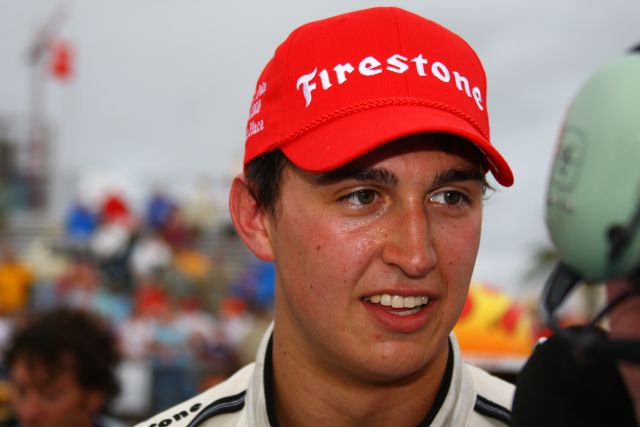Graham Rahal, driver for Newman Haas Lanigan, now holds the record for being the youngest driver to win an IndyCar Series race. -- Photo by: Ron McQueeney