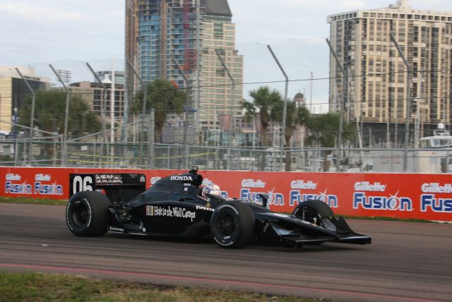 No. 06 Graham Rahal, warming up on track before the start of Honda Grand Prix of St. Petersburg. -- Photo by: Steve Snoddy