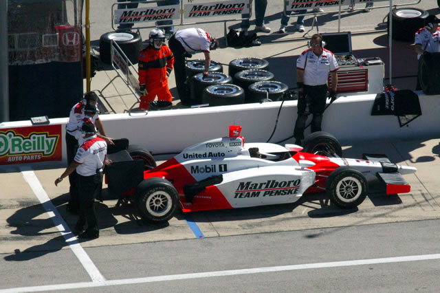 No.3 Marlboro Team Penske Dallara Toyota driven by Helio Castroneves at Texas Motor Speedway. -- Photo by: Shawn Payne