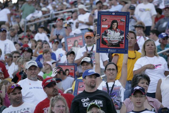 IndyCar fans love Danica -- Photo by: Michael Voorhees