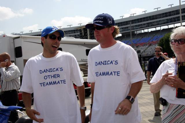 Danica\'s teammates-Buddy Rice and Vitor Meira -- Photo by: Ron McQueeney