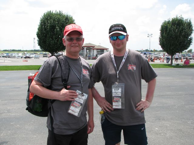 Ultimate IndyCar Series fans traveled from the United Kingdom for the Bombardier Learjet 550k. -- Photo by: Kate Belt