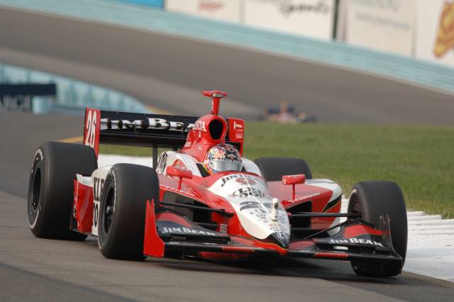 Dan Wheldon on the course. -- Photo by: Jim Haines