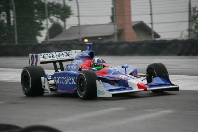 Dario Franchitti on the course -- Photo by: Ron McQueeney