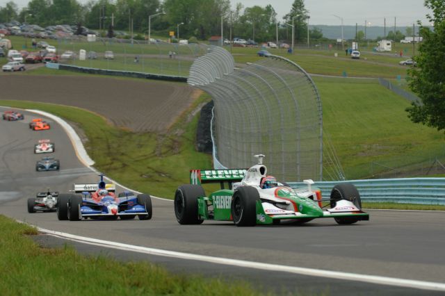 Tony Kanaan in front. -- Photo by: Jim Haines