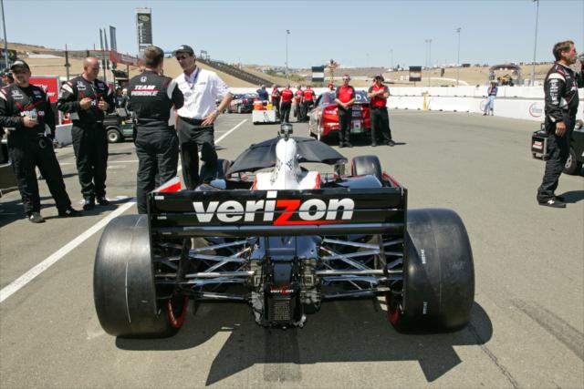 Team Penske car of Will Power on the grid -- Photo by: Richard Dowdy