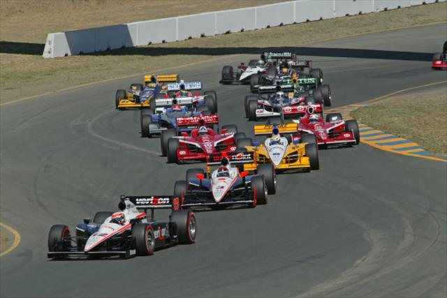 Will Power leading the field -- Photo by: Richard Dowdy