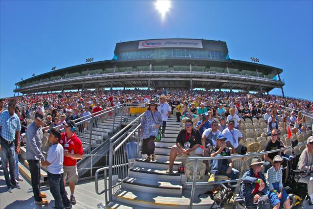 Grand stands at Infineon Raceway -- Photo by: Shawn Gritzmacher