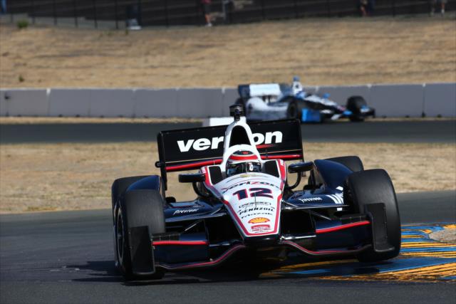 Will Power navigates the Turn 9 Esses during practice for the GoPro Grand Prix of Sonoma -- Photo by: Chris Jones