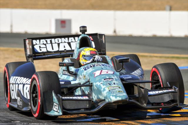 Graham Rahal rolls through the Turn 9 Chicane during the GoPro Grand Prix of Sonoma at Sonoma Raceway -- Photo by: John Cote