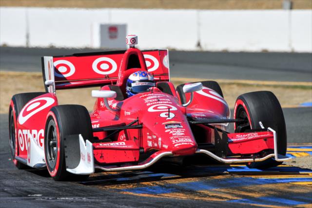 Scott Dixon rolls through the Turn 9 Chicane during the GoPro Grand Prix of Sonoma at Sonoma Raceway -- Photo by: John Cote