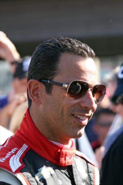 Helio Castroneves on pit lane prior to the GoPro Grand Prix of Sonoma from Sonoma Raceway -- Photo by: Richard Dowdy