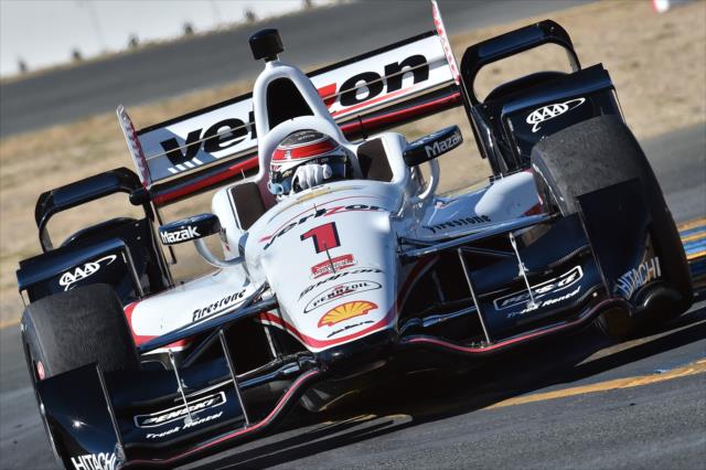Will Power apexes the Turn 9A chicane during qualifications for the GoPro Grand Prix of Sonoma at Sonoma Raceway -- Photo by: Chris Owens