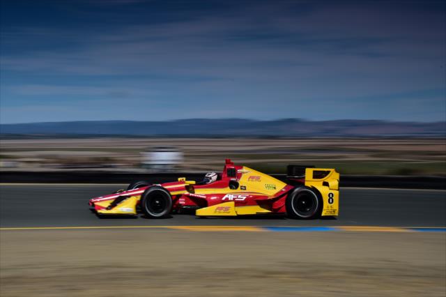 Sebastian Saavedra streaks toward Turn 3 during qualifications for the GoPro Grand Prix of Sonoma at Sonoma Raceway -- Photo by: Chris Owens